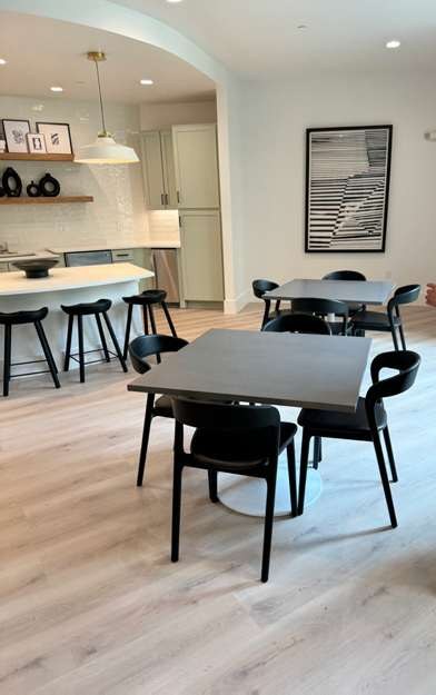 Open dining area